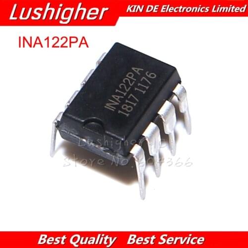1pcs INA122PA DIP-8 INA122P DIP8 INA122 DIP 122PA IC OPAMP INSTR 120KHZ