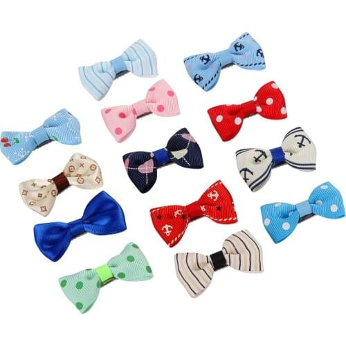 5pcs/lot Classic Pet Bows For All Cats Dog Bow Hairpin Headdress Dog Bows Dog Hair Bows Dog Headdress Pet Accessories