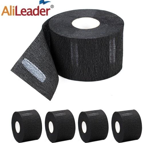 Alileader Neck Ruffle Roll Paper Black Green Salon Barber Hair Dresser Roll Cutting Dressing Hairdressing Collar Accessory