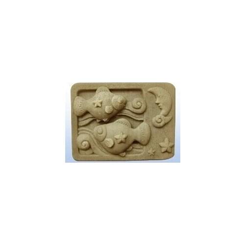C111 the zodiac Pisces (handmade soap soap mold silicone mold mold)