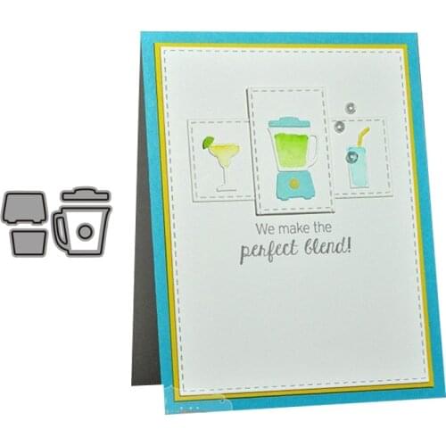 CH blender Stencil Metal Cutting Dies For Scrapbooking Practice Hands-on DIY Album Card Handmade Tools