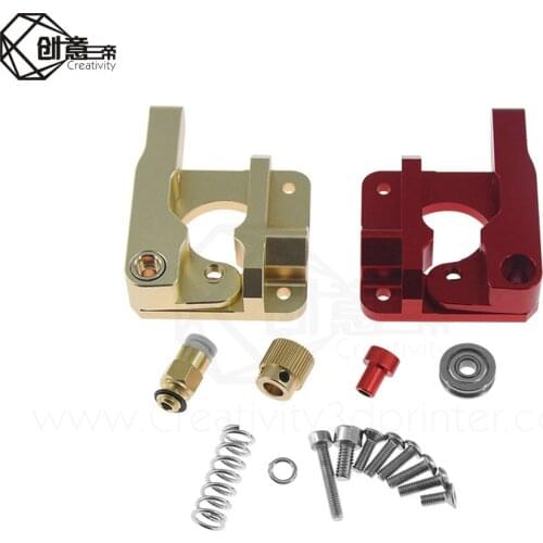 3D Printer Parts MK8 CR10 Extruder Aluminum Alloy Block Bowden Extruder 1.75MM Filament Reprap Extrusion For MK8 CR-10 DIY