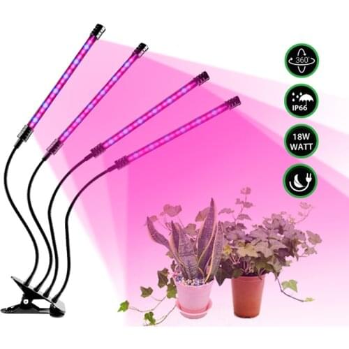 Full Spectrum LED Grow Light Phytolamp For Plants USB Control Plants Seedlings Flower Indoor Grow Box Greenhouse Tent Clip Lamp