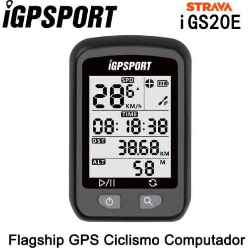 IGPSPORT iGS20E GPS Bicycle Computer Speedometer Compatible STRAVA Bike Odometer