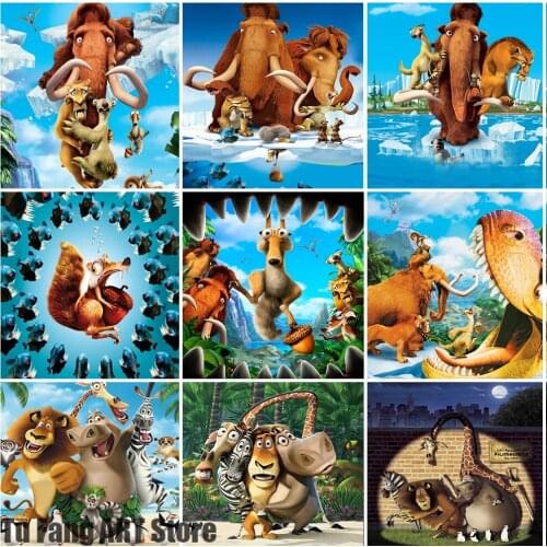 Canvas Painting Disney Cartoon"Ice Age" Wall Art Posters and Prints Nordic Room Decor Pictures Living Home Decoration Wall Decor
