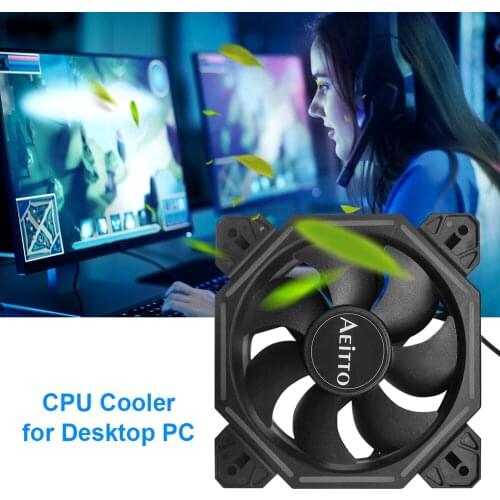 120mm 6/4 Pin PC Computer Case Cooling CPU Cooler Fan 12V Silent Radiator Cooling Fan PC Quiet Computer Accessories