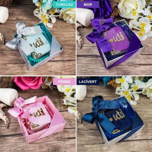 Gift Square Box Mini Quran Prayer Beads Boxed Set Mixed Color Seçenekli Russia Europa Asia Usa Ja Also Yes