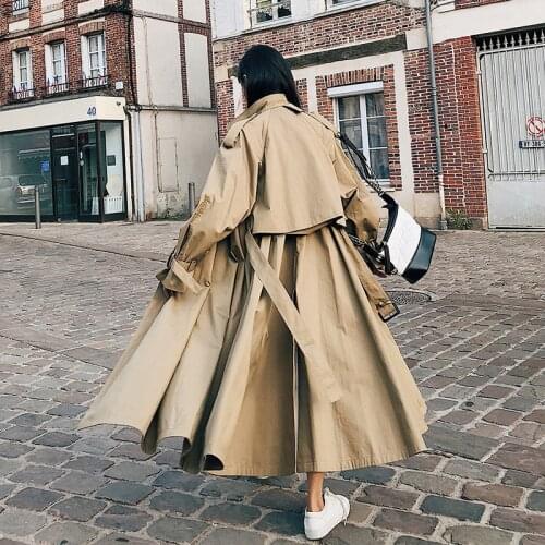 Fashion Women Comfortable Warm Solid Long Coat New Arrival Good Quality Loose Korean Temperament Outerwear Holiday Sweet Trench