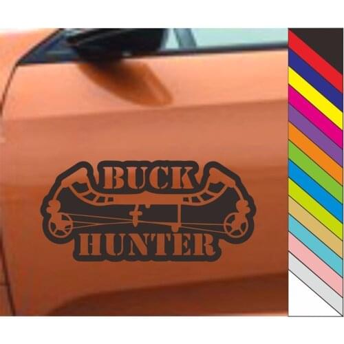 Bowhunter Decal, bow, hunt, deer, buck, window sticker Waterproof 21x10cm