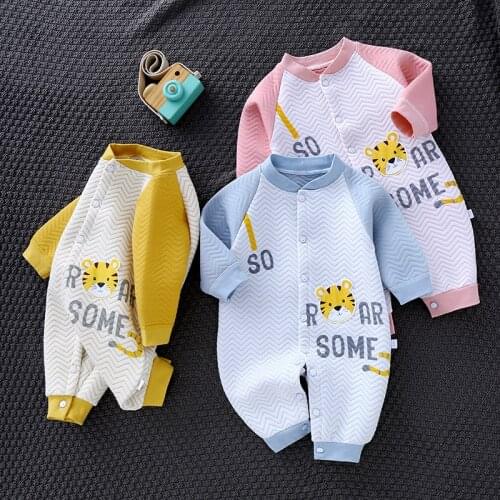 New Baby Boy Girl Clothes Winter Newborn Baby Rompers Thick Cotton Outfit Newborn Jumpsuit Children Costume Toddler Girl Romper