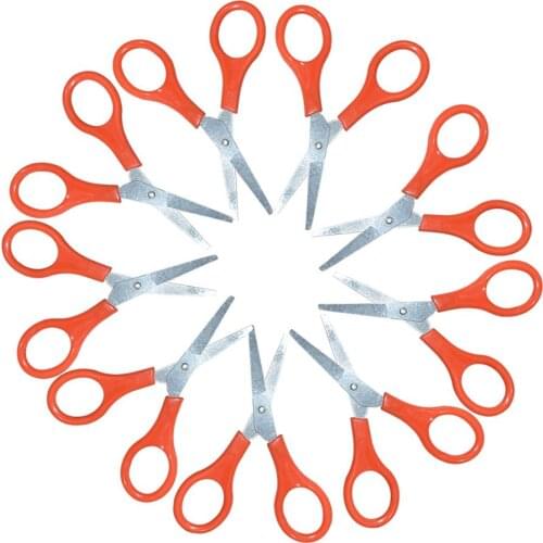 100pcs Portable Medical Stainless Steel Blade Shears Gauze Cutter Paramedic First Aid Bandage Clippers Orange Health Care Tool