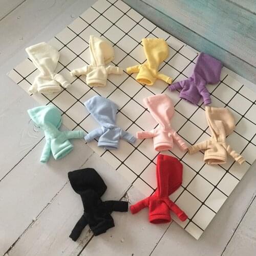 Obitsu11 doll ob11 doll clothes 1 / 12BJD clothes Casual hoodie T-shirt bjd clothes doll accessories toys Multicolor optional