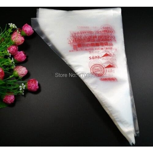 Wholesale Clear Plastic Pastry Bag Cake Icing Piping Decorating Bags Tool Free shipping