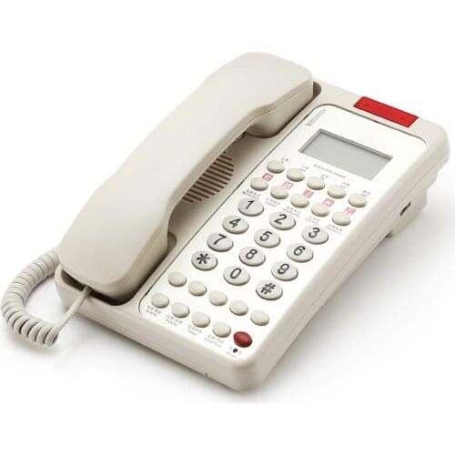 Corded Telephone, Caller ID Hotel Corded Desktop Wall Phone, Landline Fixed Telephone, Adjustable Ringtone, Call Holding