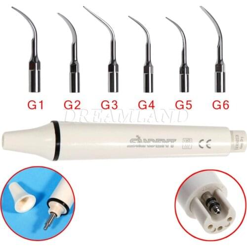 Dental Ultrasonic Scaler Handpiece For SATELEC SK-EMS + Choose 1 Tips from 6 Types G1-G6