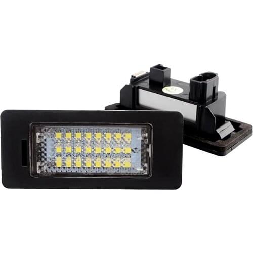 LED License Plate Light Car License Plate Light License Plate Light 24SMD LED 2 PCS Replacement BMW Car Accessories Auto Light