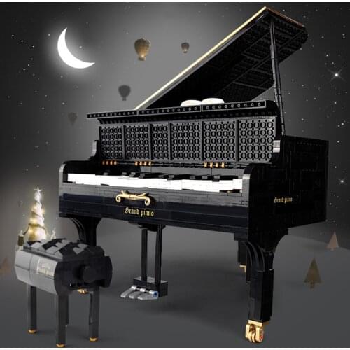 High-Tech Creative Idea Series 21323 Playable Grand Piano Set Instrument Building Blocks Bricks Girls Toys Kids Christmas Gifts