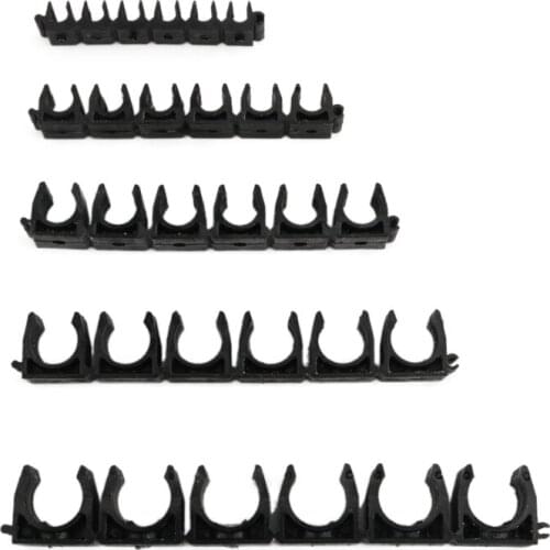 2pcs Plastic 4 6 8 10 12mm Tube Clamp Soft Hose Support Garden Irrigation System Pipe Fittings