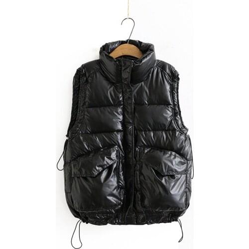 Winter jackets Women Plus Size 3XL 4XL 5XL Thermal coats For Female Casual Loose Warm Sleeveless Down Jacket