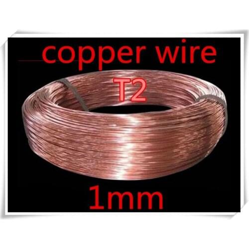 10meters 1.0mm Pure T2 copper wire, Industry Experiment DIY T2 copper wire