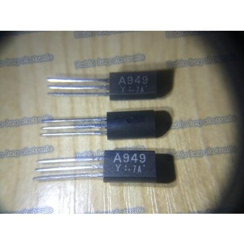 200PCS/LOT 2SA949-Y 2SA949 A949-Y A949 TO92L Driver-Stage Audio Amplifier Applications High-Voltage Switching Applications