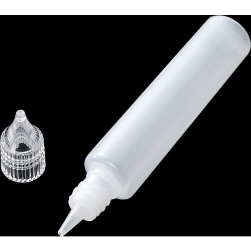 5PCS Glue Applicator Needle Squeeze Bottle Reuse Plastic Bottle For Paper Quilling DIY Scrapbooking Paper Craft Tool