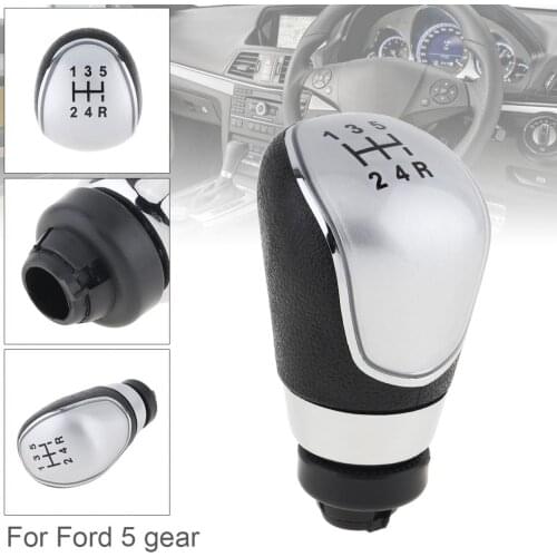 ABS Plastic 5 Speed Manual Transmission Gear Shift Handball Knob for Ford Focus / Cmax / S-max 2007-2013 5 Gear Models