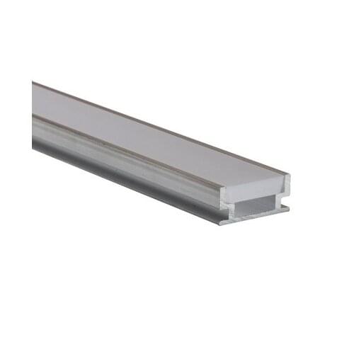 Aluminum Heavy Duty Low Profile Housing Foot Trafficable Step Tread LED Floor Strip Lighting OK for 0-300cm length free shipping