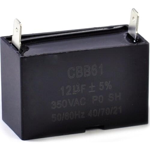 Beler Small Gasoline Generator Capacitor 350 VAC 50/60HZ for Ceiling Fan Motor small motor pump start-up and operation