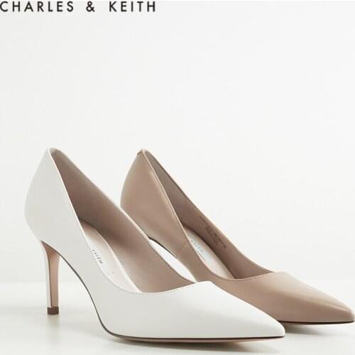 CHARLES＆KEITHNew Arrival for Summer 2021 CK1-60361210-2 Ladies fashion pointed high heels