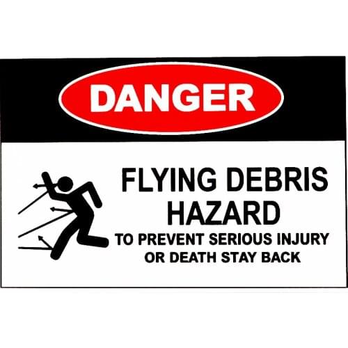 Dangerous Flying Debris To Avoid Damage To The Car Stickers PVC Personalized Body Windows Exquisite Waterproof Decal Decorate