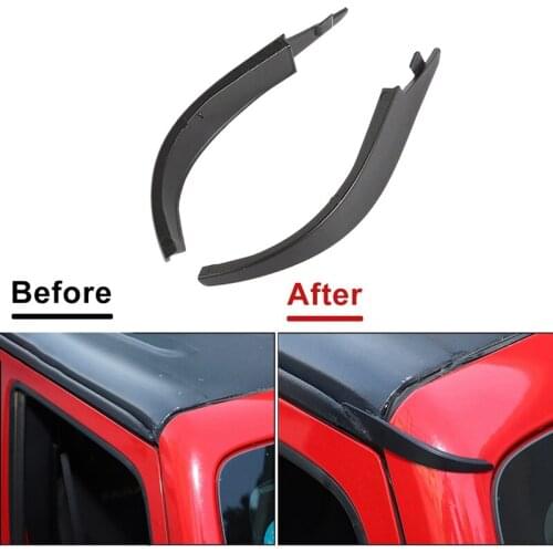 Car Roof Drain Rainwater Diversion Assist Extension Drainage Catheter for Jeep Wrangler JK 2007-2017 Car Styling