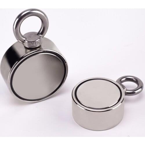 Double Side Magnet Pot Fishing Magnets Salvage Fishing Hook Magnets Strongest Permanent Powerful Magnetic