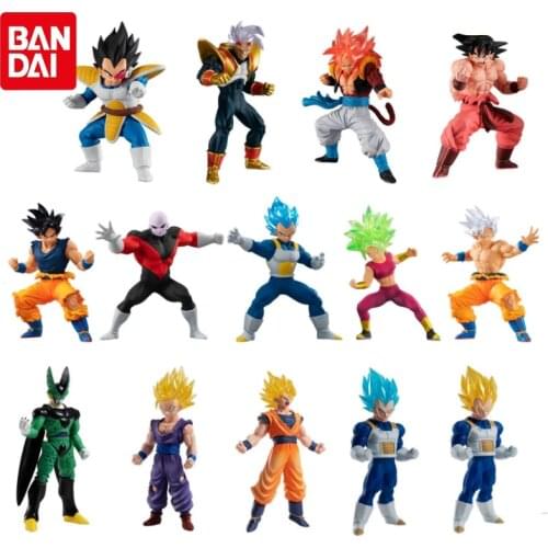 Bandai Dragon Ball Super HG 04 05 06 Series Goku Vegeta Jiren Cell PVC Action Figure Collections Model Gashapon Doll Toys