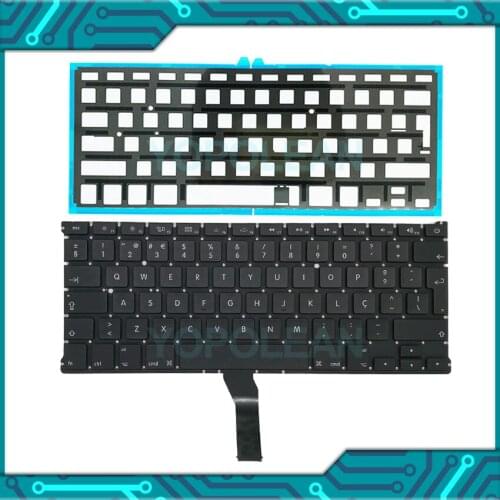 New For Macbook Air 13" A1369 A1466 Portugal Portuguese Keyboard With Backlight 2011-2017 Years