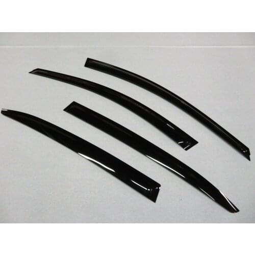 Fit For Suzuki Vitara 2016-2019 High quality Acrylic black Window Visor Vent Sun Shade Rain Guard Door Visor 4pcs
