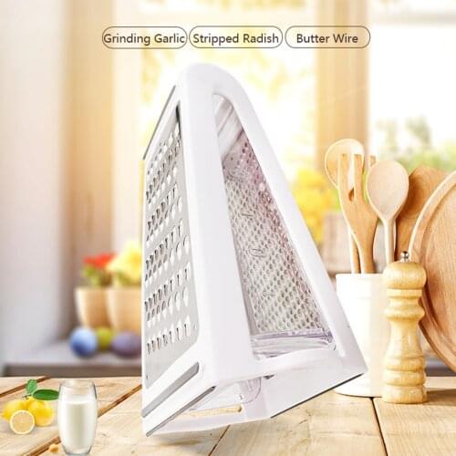 Kitchen Box Grater 2-Sided Cheese Vegetables Grater Cutter Tool Accessories