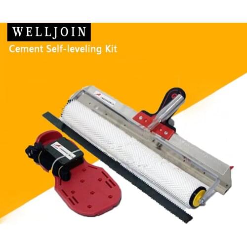 Cement Self-leveling Kit Epoxy Floor Paint Roller Blade Spike Construction Tool