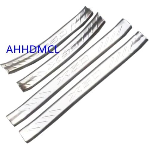 Car Welcome Pedal Threshold Strip Door Sill Strip For Lifan X50 2014 2015 2016 2017 2018 2019