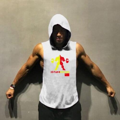 New Canotte Bodybuilding Man Clothes Wear Mens Tank Tops Shirt Workout Gym Tank Top Fitness Clothing Vest Sleeveless Cotton Man