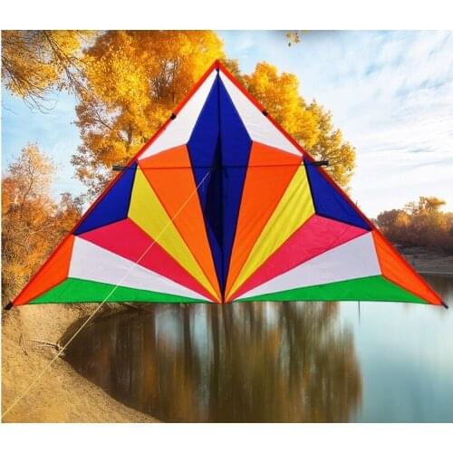 New large-scale creative and interesting three-dimensional diamond large-scale kite adult breeze easy-to-fly kite