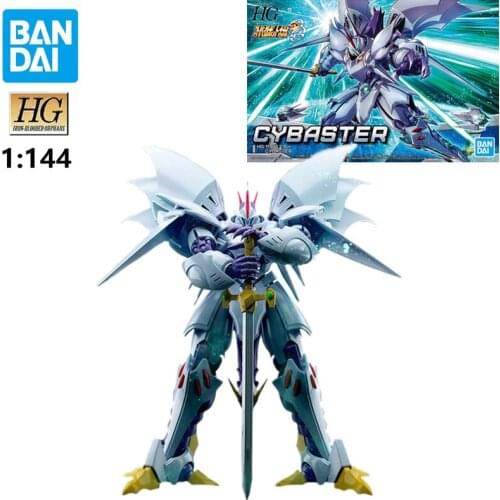 Originele Bandai HG 1/144 Super Robot War 10152 Figfures OG Cybaster Assembly Model Collection Action Figure Toys for Boys