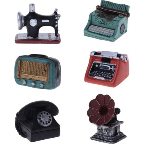 Photography Props Baby Photo Shot Studio Vintage Retro Machine Phonograph Radio Telephone Antique Creative Mini Decoration Ornam