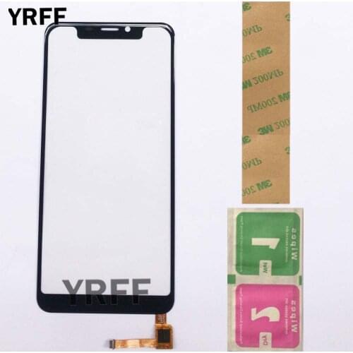 Touch Screen Front Glass For Homtom S55 S 55 Touch Screen Glass Digitizer Panel Lens Sensor Phone Mobile Adhesive Wipes