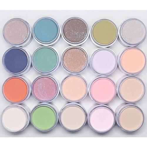 1Jar (1ounce/jar) Nail Art 3 in 1 Acrylic & Dipping Powder (Pigment & Glitter) Dip Nail Art Powder Acrylic French Kit Glitter