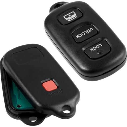 2Pcs 4 Buttons Remote Car Key Fob HYQ12BBX For Toyota 4Runner 4-Runner Sequoia 2001-2008 315MHz Auto Replacement Key Shell