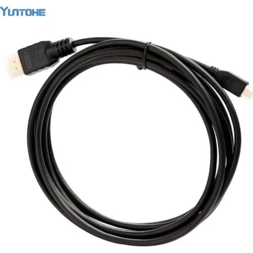 3M Micro HDMI-compatible to 1.4 Adapter Cable for /Sumsung/HTC/ Motorola/Sony Ericsson 230pcs