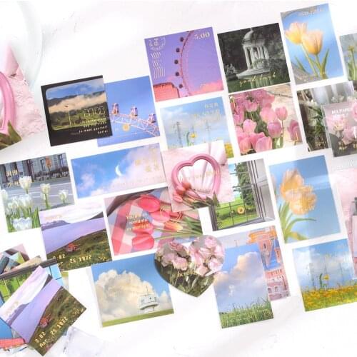 40pcs Literature Art Stationery Sticker Decorative Materials Scrapbooking Aesthetic Stickers Set School Supplies