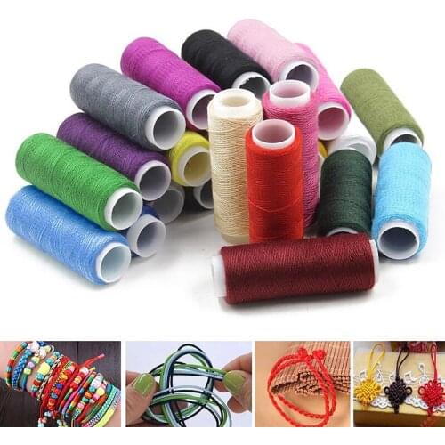 5Pcs/Set Polyester Sewing Overlock Multicolor Home Machine Sew Threads Spools Sewing Cotton Machine Embroidery Thread