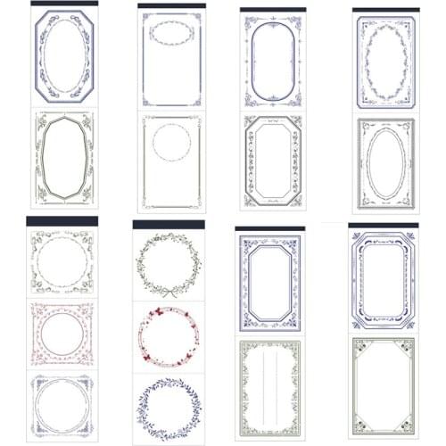 50Sheets Simple Memo Pad Collage Of Message Notes DIY Hand Account Material Scrapbooking Decoration Paper